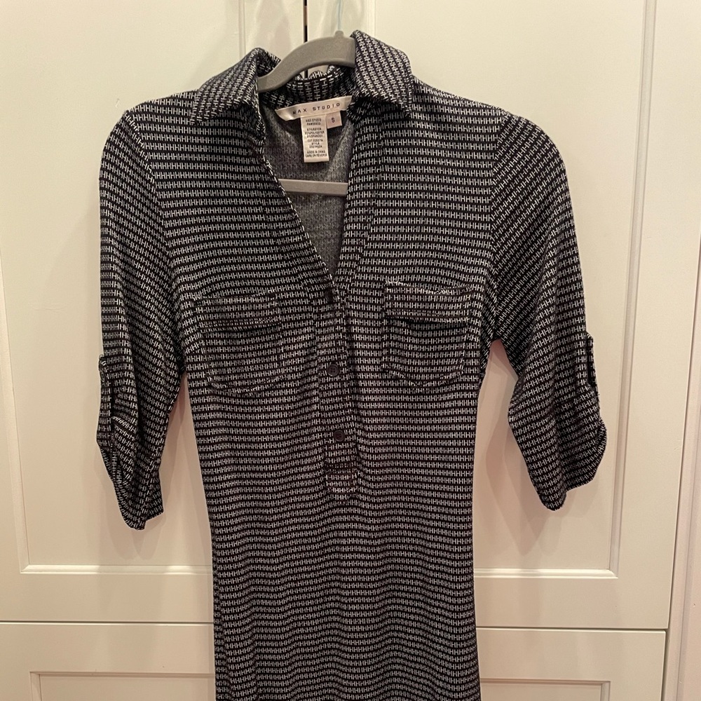 Collared tie dress